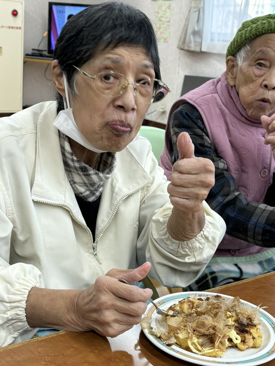 お好み焼き作り♪